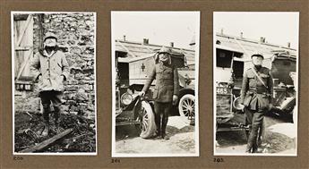 (WORLD WAR I--JULIEN BRYAN 1899-1974) An archive of approximately 349 photos showing American Expeditionary Forces in France in WWI.